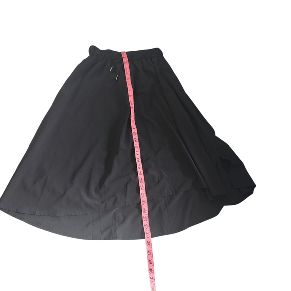 Lululemon Time to Flounce Black Skirt 4 Flowy Lightweight Midi High-Low Swift - Picture 9 of 15
